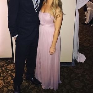 David’s Bridal Quartz Strapless Chiffon Dress, 2